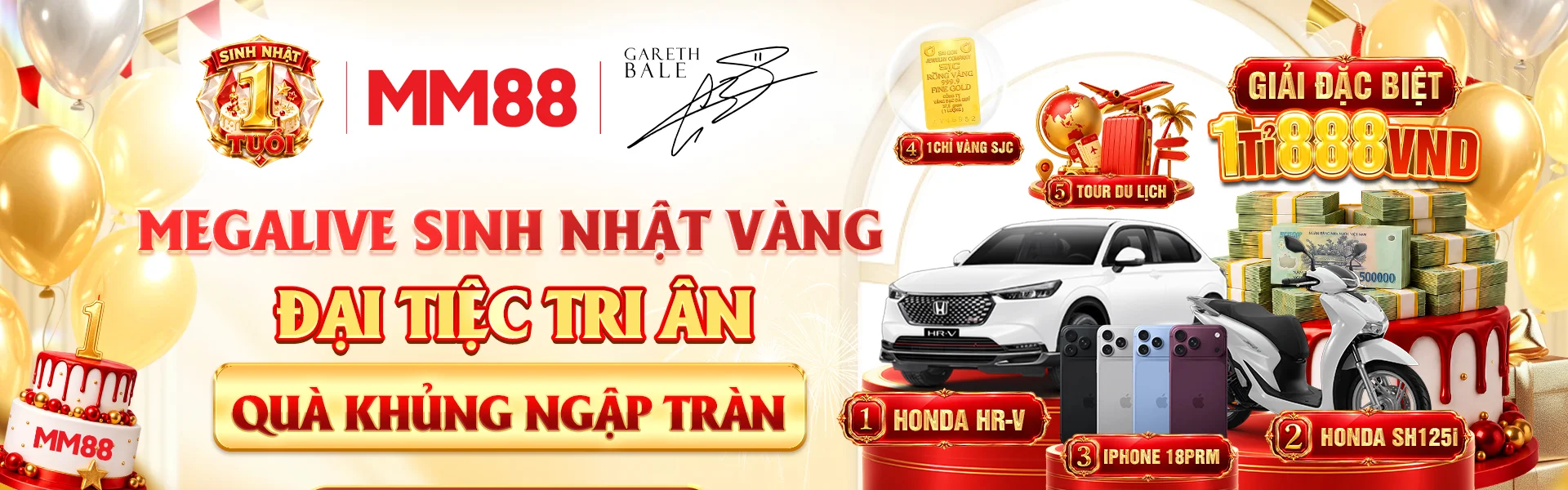 Megalive sinh nhật vàng đại tiệc tri ân